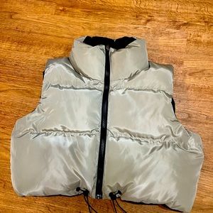 Green Women’s Puffer Vest